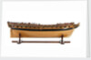 Contemporary full hull model 'Minerva' (1780), a 38-gun frigate by G.W. French