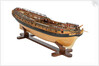Contemporary full hull model 'Minerva' (1780), a 38-gun frigate by G.W. French