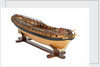 Contemporary full hull model 'Minerva' (1780), a 38-gun frigate by G.W. French