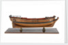 Full hull model of a single-masted hoy or yacht by unknown