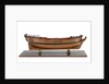 Full hull model of a single-masted hoy or yacht by unknown