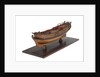 Full hull model of a single-masted hoy or yacht by unknown