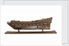 Model of a warship, frigate, 36-40 guns by unknown