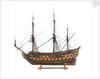 Navy board model of warship 'St Michael (1669)', 98 guns, 1st rate by unknown