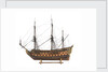 Navy board model of warship 'St Michael (1669)', 98 guns, 1st rate by unknown