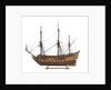 Navy board model of warship 'St Michael (1669)', 98 guns, 1st rate by unknown