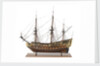 Ship of 90-guns by unknown