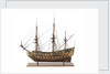 Ship of 90-guns by unknown