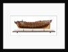 Contemporary full hull model of the 'Winchelsea' (circa 1764) a frigate of 32 guns by Thomas Burroughs