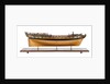 Contemporary full hull model of the 'Winchelsea' (circa 1764) a frigate of 32 guns by Thomas Burroughs