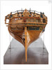 Contemporary full hull model of the 'Winchelsea' (circa 1764) a frigate of 32 guns by Thomas Burroughs