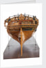 Contemporary full hull model of the 'Winchelsea' (circa 1764) a frigate of 32 guns by Thomas Burroughs