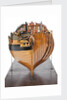 Contemporary full hull model of the 'Winchelsea' (circa 1764) a frigate of 32 guns by Thomas Burroughs