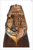 Contemporary full hull model of the 'Winchelsea' (circa 1764) a frigate of 32 guns by Thomas Burroughs