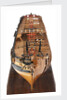 Contemporary full hull model of the 'Winchelsea' (circa 1764) a frigate of 32 guns by Thomas Burroughs