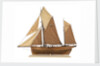 Model of the fishing smack 'Authentic' by J.W. Hodgson