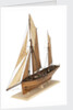 Model of the fishing smack 'Authentic' by J.W. Hodgson