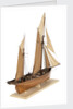 Model of the fishing smack 'Authentic' by J.W. Hodgson