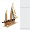 Model of the fishing smack 'Authentic' by J.W. Hodgson