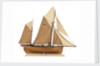 Model of the fishing smack 'Authentic' by J.W. Hodgson