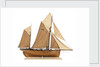 Model of the fishing smack 'Authentic' by J.W. Hodgson