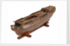 Contemporary full hull model of the 'L'Éole' (1789), a French 74-gun two-decker ship of the line by Unknown