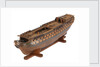 Contemporary full hull model of the 'L'Éole' (1789), a French 74-gun two-decker ship of the line by Unknown