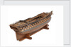 Contemporary full hull model of the 'L'Éole' (1789), a French 74-gun two-decker ship of the line by Unknown