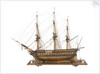 French 44-46 Gun Frigate by unknown