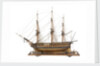 French 44-46 Gun Frigate by unknown