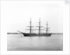 'Macquarie' (Br, 1875) 3 masted ship, ex 'Melbourne' (Devitt & Moore), moored at Gravesend by F. C. Gould & Sons