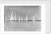 Six yachts racing on the Medway by Anonymous