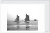'Satanita' (Br, 1897) racing with 'Giralda' (Br, 1897) in the Thames match by unknown