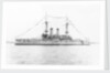 Japanese battleship HIJMS 'Fuji' (1896) anchored at Spithead and dressed overall by unknown