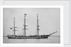 Photograph of the 'Camperdown' (Br, 1875) 13 April 1876 by unknown