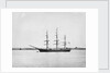 Photograph of a 3 masted ship 'Saint Leonards' (1864) 21st June 1872, off Tilbury, River Thames by unknown