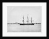 Photograph of a 3 masted ship 'Saint Leonards' (1864) 21st June 1872, off Tilbury, River Thames by unknown