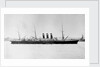 Passenger liner 'City of New York' (1888) at anchor, River Mersey, Liverpool by unknown