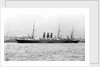 Passenger liner 'City of New York' (1888) at anchor, River Mersey, Liverpool by unknown