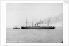 Passenger/cargo line SS 'Spain' (1871) under tow in the River Mersey by Francis Frith & Co.