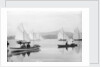 Yachts and pulling skiffs on the lake at Bowness, Lake Windermere by National Maritime Museum
