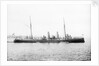 HMS 'Pelorus' (1896) moored at Kingston, dhobey drying on the forecastle by Francis Frith & Co.
