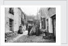 Newlyn Court, Cornwall. Old houses with fisher folk by Francis Frith & Co.