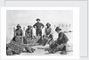 Fishermen with lobster pots, Sheringham, Norfolk by Francis Frith & Co.