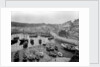 Mevagissey Harbour at low tide, Cornwall. by Francis Frith & Co.