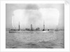 The 'City of Lancaster' (Br, 1924) lying in port, at anchor by unknown