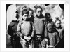 Group portrait of Inuit girls and women by Edward Augustus Inglefield