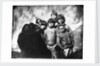 Group portrait of Inuit boys by Edward Augustus Inglefield