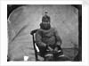 An elderly Inuit woman seated in chair by Edward Augustus Inglefield