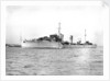 HMS 'Daring' (1932), under way in Southampton Water on builder's trials by unknown